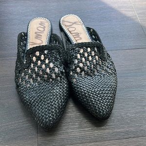 Gently used Sam Edelman woven Mules